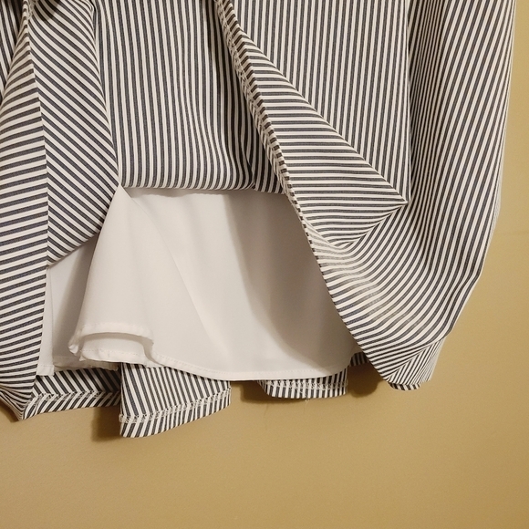 Alex Marie | Women's Sleeveless Striped Sheath Dress (Size 10) - Picture 10 of 12